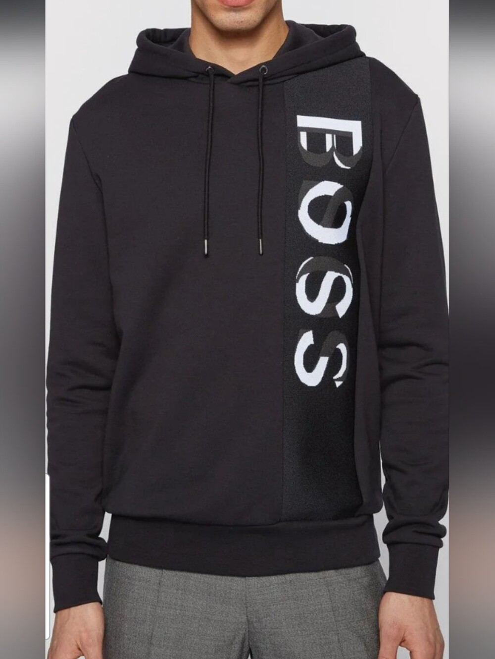 Hugo Boss Black Graphic Pullover Hoodie